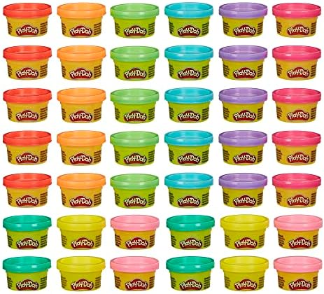 Play-Doh Handout 42-Pack of 1-Ounce Non-Toxic Modeling Compound, Kid Party Favors, School Supplies, Assorted Colors, Ages 2 and Up