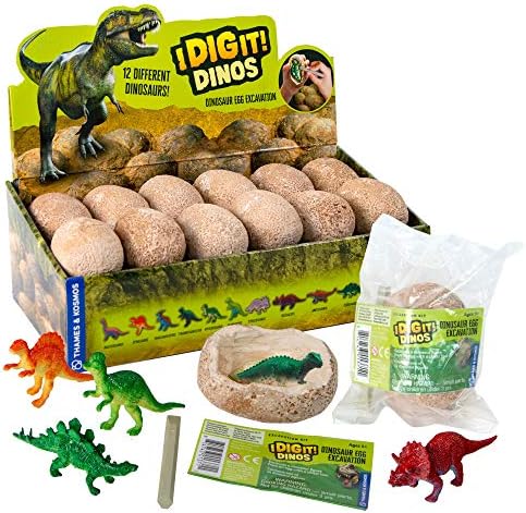 I Dig It! Dinos – 24 Dinosaur Eggs | Birthday Party Favors | Stocking Stuffers | Collectable | Gift Set | Swag Bags