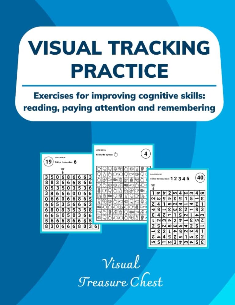 Visual Tracking Practice: Exercises for improving cognitive skills: reading, paying attention and remembering