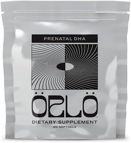 Orlo Nutrition PRENATAL DHA – Vegan Algae Omega 3 | 3X Active Strength – Clean Alternative to Fish Oil | Softgels for Pregnant Women, Pregnancy, Moms, Lactation Supplement | 30 Servings