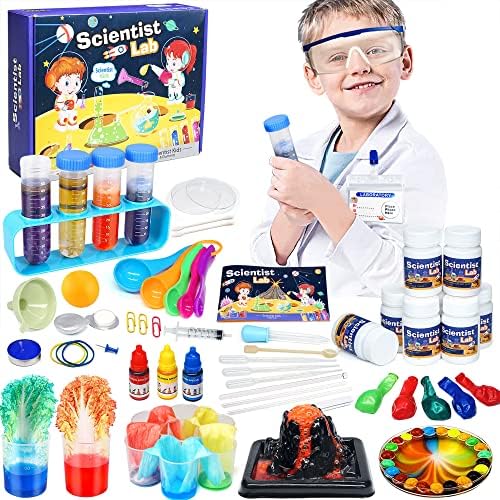 Kids Science Kit STEM Toys – Science Kits for Kids Age 6-8-12, 36 Science Lab Experiments Educational Games, 60+ PCS Science Toys for Kids, Christmas, Birthday Gift for 6-12 Year Old Boys & Girls