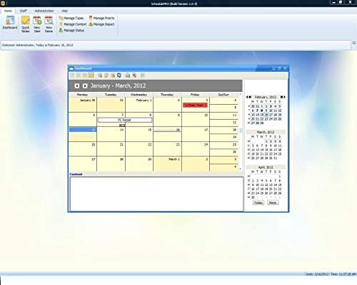 Staff Scheduling Professional Software; 100,000 Employees and Administrators, Staff Scheduling Calendar, PCs Only