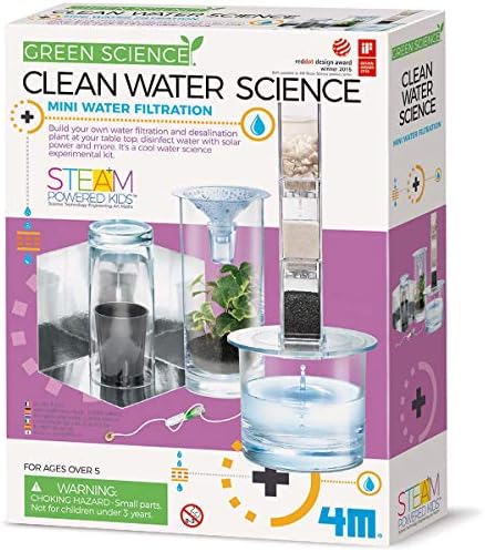 4M Clean Water Science – Climate Change, Global Warming, Lab – STEM Toys Educational Gift for Kids & Teens, Girls & Boys