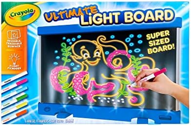 Crayola Ultimate Light Board – Blue, Drawing Tablet & Tracing Pad, Light Up Kids Toys, Gifts For Boys & Girls, Ages 6, 7, 8 [Amazon Exclusive]