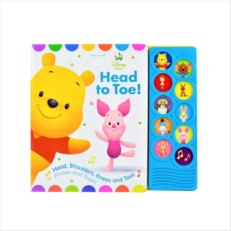 Disney Baby Winnie the Pooh – Head to Toe! 10-Button Sound Book – PI Kids (Play-A-Song)