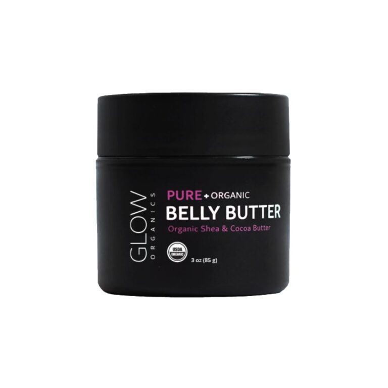 100% Organic Belly Butter, Prevents Stretch Marks and Firms Skin