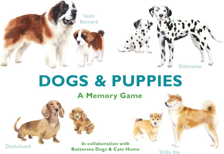 Dogs & Puppies: A Memory Game