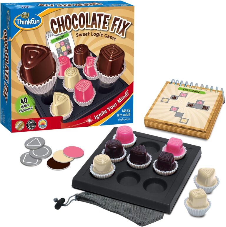 ThinkFun Chocolate Fix – Engaging Logic Game for Ages 8 and Up | Brain Teaser | Educational Toy | Memory Enhancer