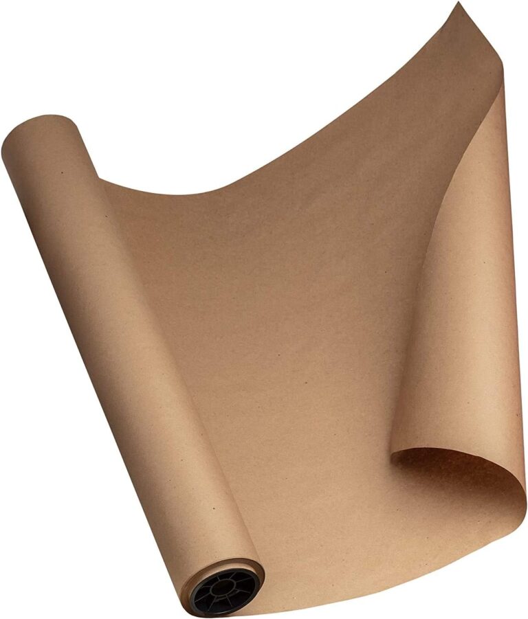 DIY Recycled Material Kraft Paper Roll – Ideal for Shipping – Wrapping and Crafts – Postal Wrapping Paper – Craft Wrapping Paper Roll – Craft Wrapping Paper Roll – 30” x 1800” (150ft) Brown