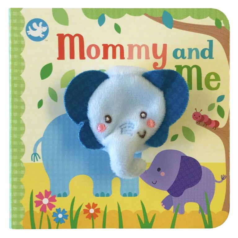 Mommy and Me Finger Puppet Board Book for babies and toddlers, new moms, baby shower or Mother’s Day gifts (Finger Puppet Book)