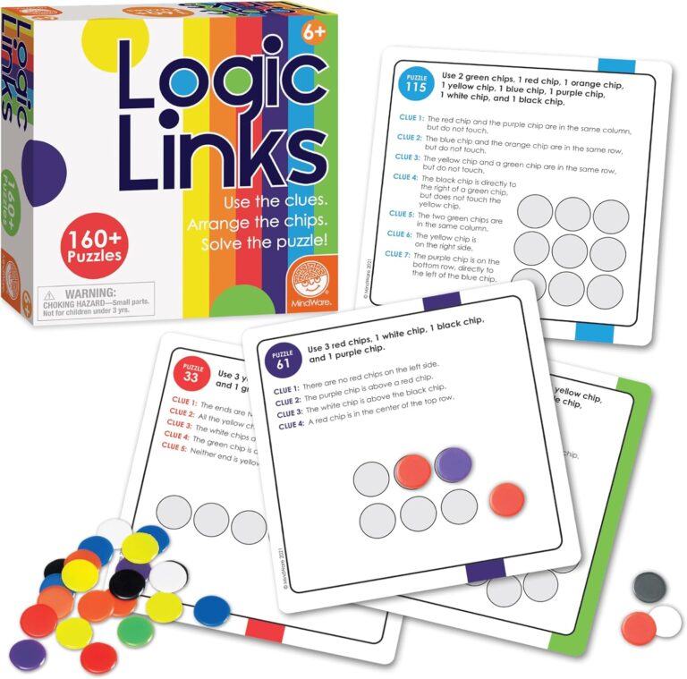 Logic Links Puzzle Box Critical Thinking Game