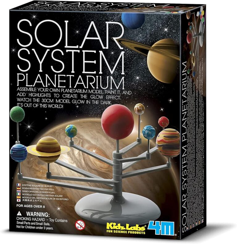 4M Solar System Planetarium – DIY Glow In The Dark Astronomy Planet Model Stem Toys Gift for Kids & Teens, Girls & Boys, Model:3427